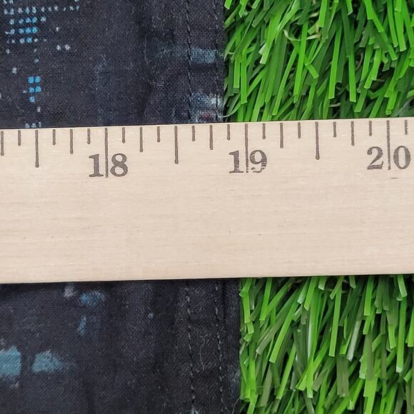 Vintage Joe-Marlin AOP Car Button Shirt Medium 19x28 Black - Picture 5 of 11